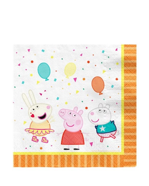 Peppa Pig Paper Napkins - 33cm (16pk)