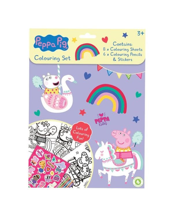 Peppa Pig Colouring Set