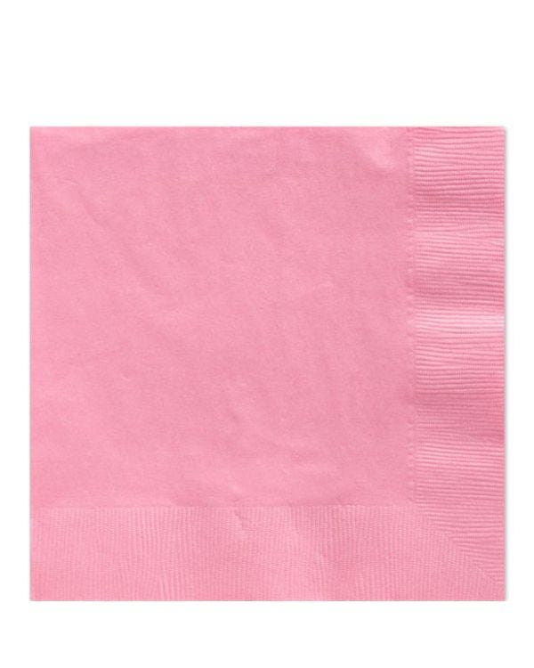 Baby Pink Paper Napkins - 33cm (20pk)
