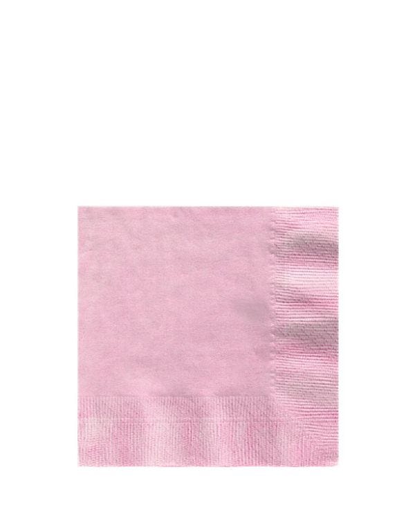 Baby Pink Beverage Napkins - 25cm (20pk)