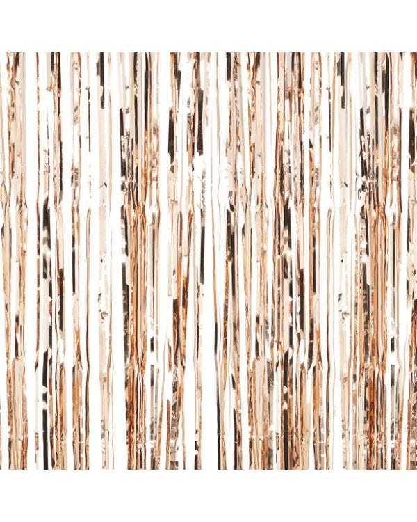 Rose Gold Foil Curtain - 2.5m x 1m