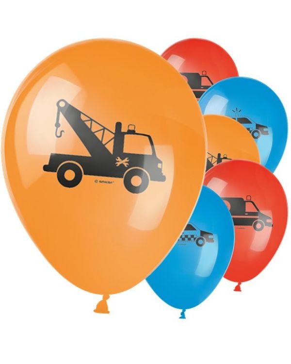 On the Road Latex Balloons - 9&quot; (6pk)