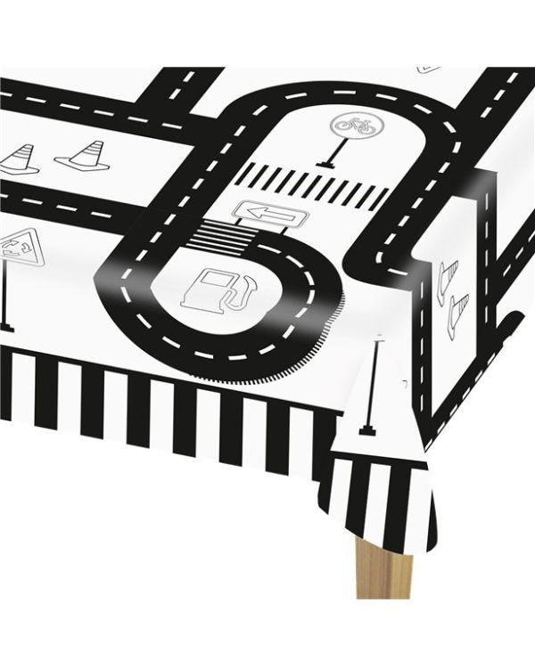 On the Road Paper Table Cover - 1.8m x 1.2m
