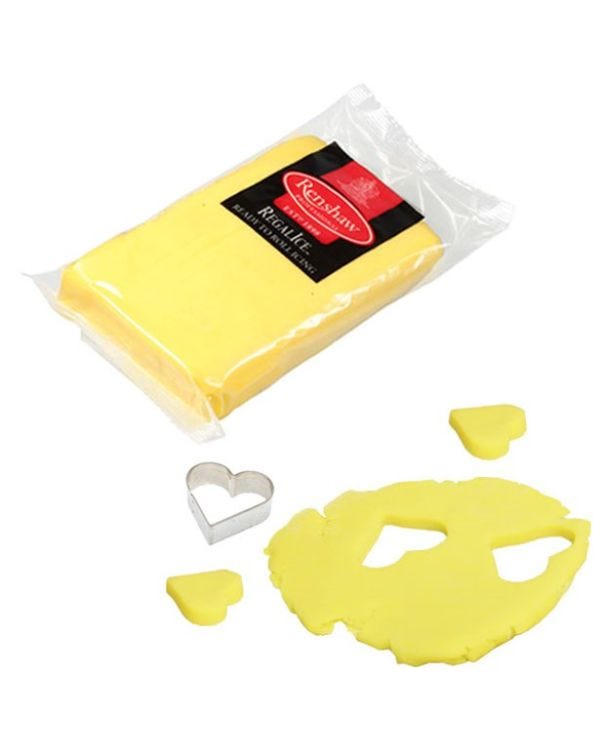 Renshaw Yellow Ready to Roll Fondant Icing - 250g