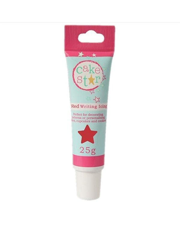 Cake Star Red Icing Writing - 25g