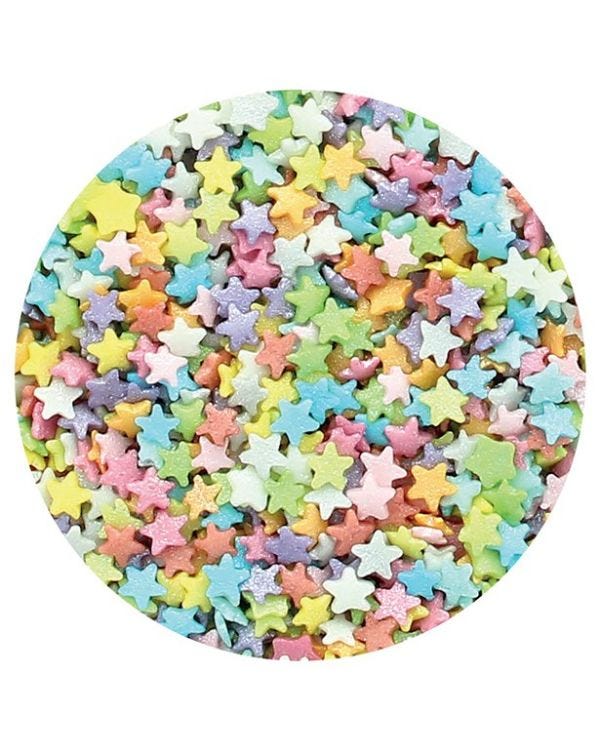 Mini Multi Stars Edible Cake Sprinkles - 60g
