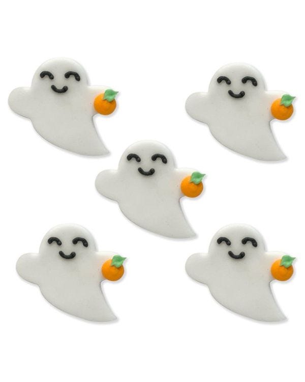 Ghosts Sugar Cake Toppers (5pk)