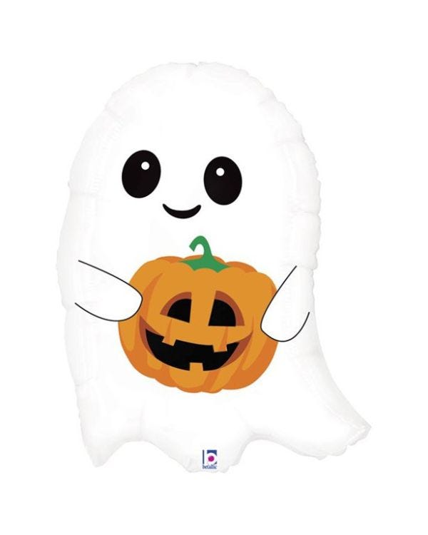 Cute Lil&#039; Ghost Balloon - 26&quot; Foil