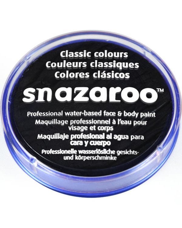 Snazaroo Black Face Paint - 18ml