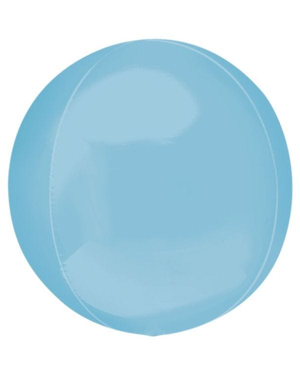 Pastel Blue Orbz Balloon - 16&quot; Foil