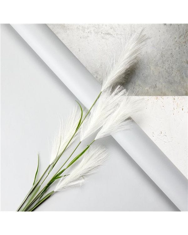 Cream Pampas Grass Decoration - 1.45m