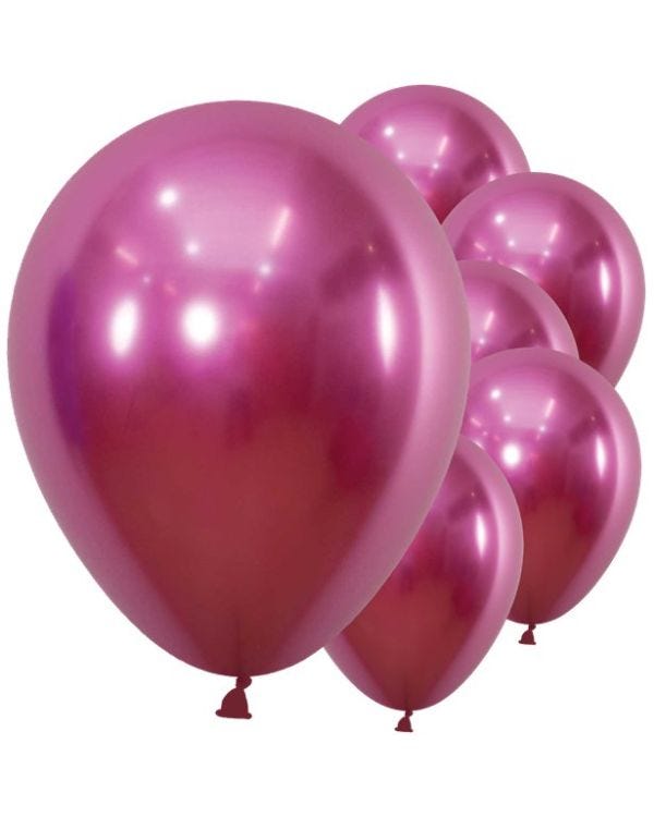 Reflex Fuchsia Sempertex Latex Balloons - 12&quot; (50pk)