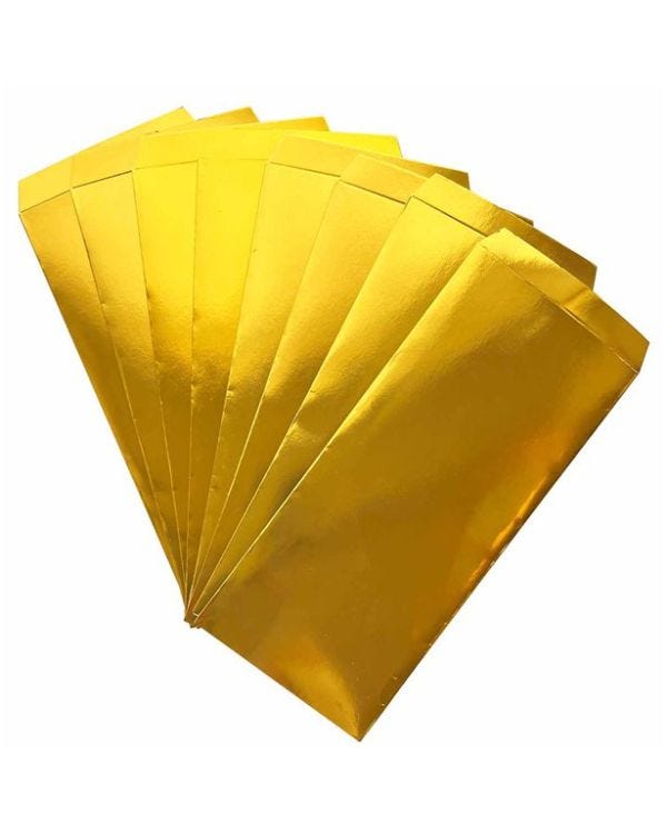 Diwali Gold Money Envelopes (8pk)