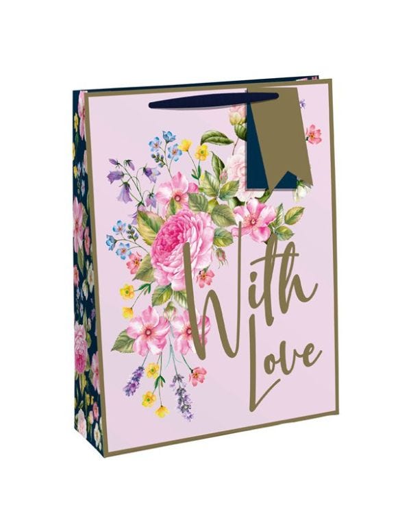 With Love Floral Large Gift Bag
