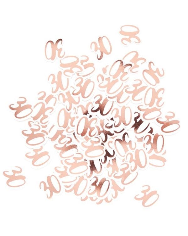 Rose Gold 30th Confetti (19g pack)