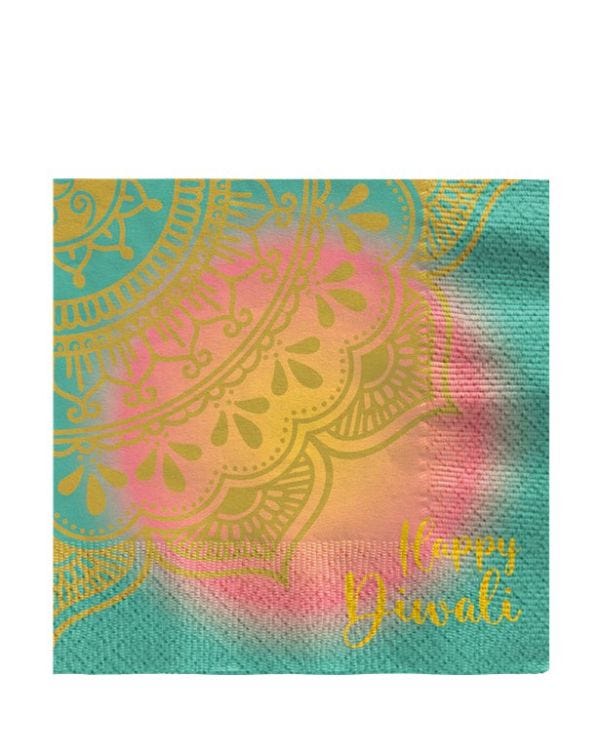 Diwali Luncheon Napkins - 33cm (16pk)