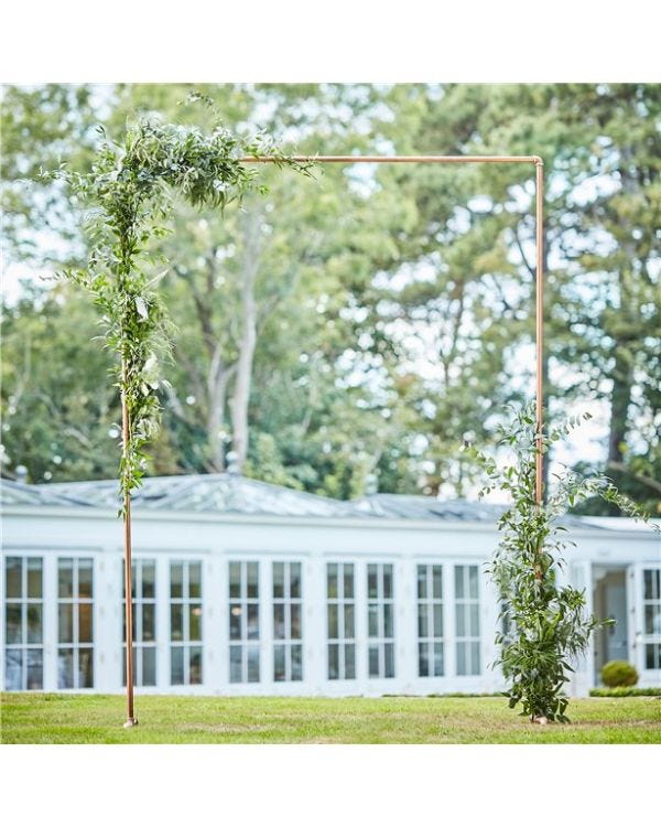 Botanical Wedding Copper Frame Arch - 2m