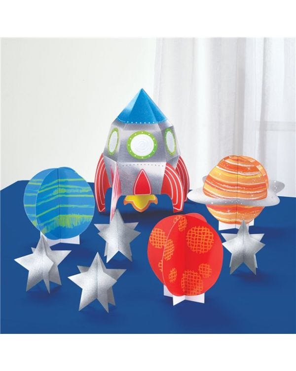 Blast Off Birthday Table Decorating Kit