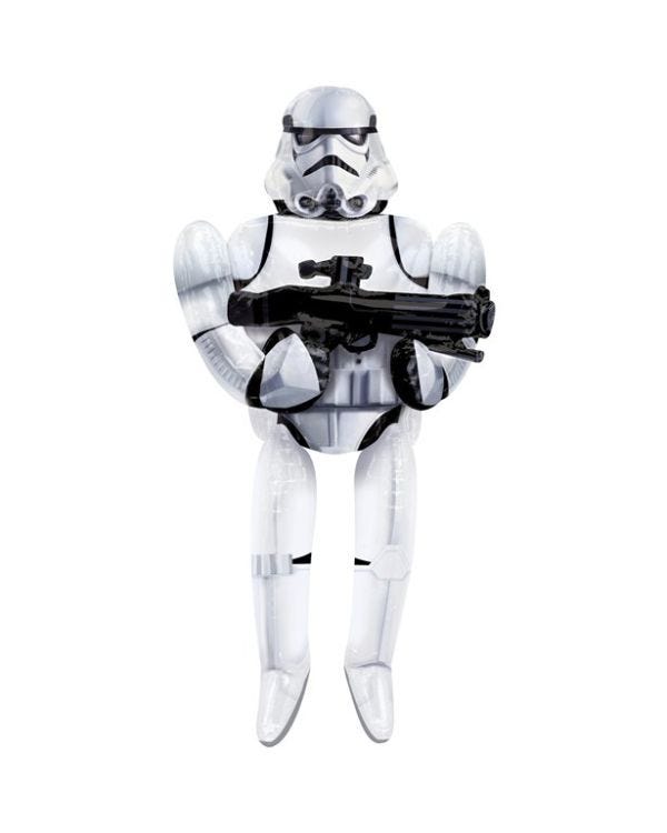 Star Wars Storm Trooper Giant Foil Airwalker Balloon - 70&quot; x 33&quot;