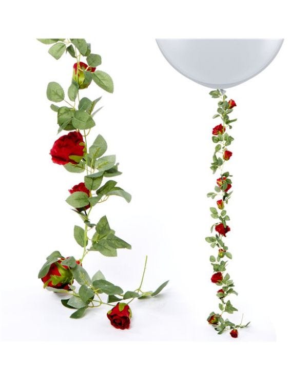 Red Rose Garland - 1.75m