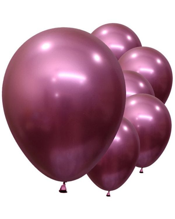 Reflex Fuchsia Balloons - 18&quot; Latex (15pk)