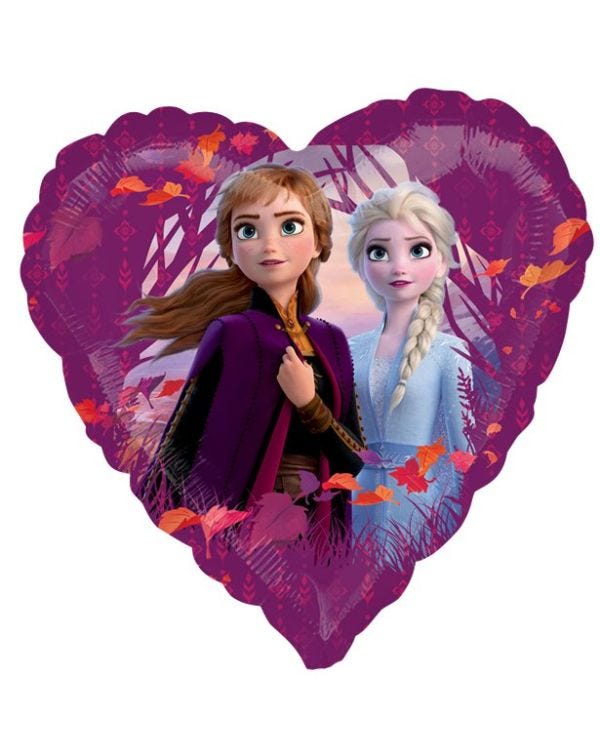 Disney Frozen 2 Foil Heart Balloon - 18&quot;