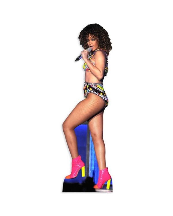 Rhianna Cardboard Cutout - 167cm x 50cm