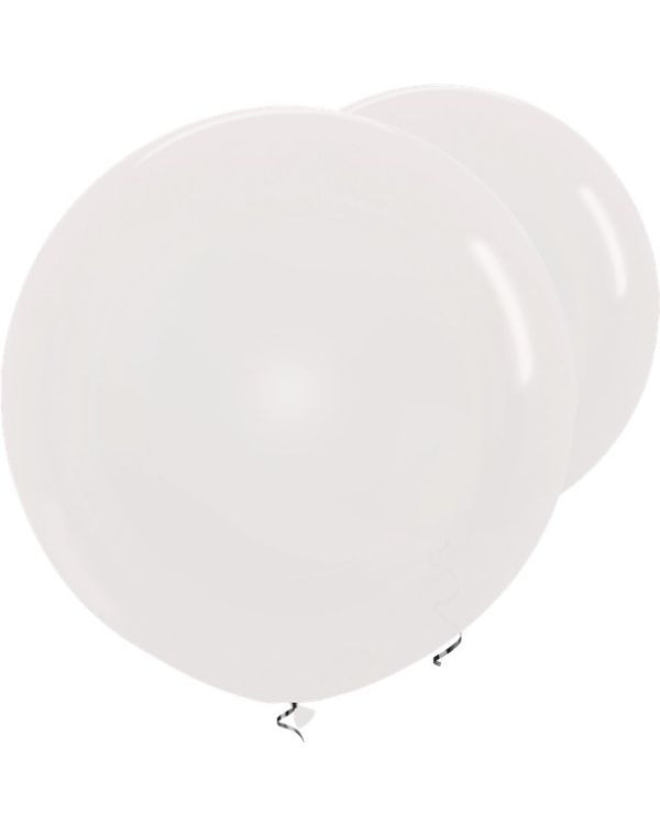 Crystal Clear Giant Balloons - 36&quot; Latex (2pk)