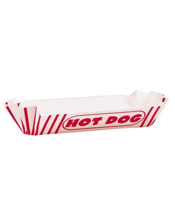 Hot Dog Trays - 21cm (8pk)