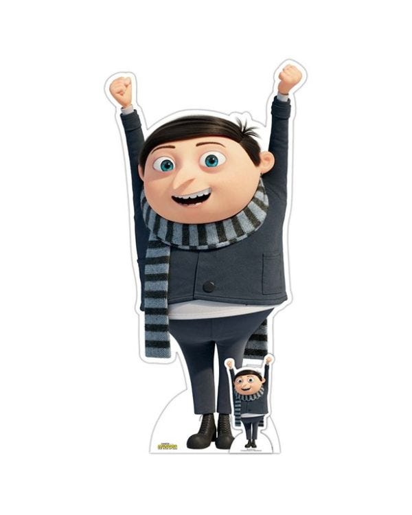 Minions 2 Young Gru Medium Cardboard Cutout - 136cm
