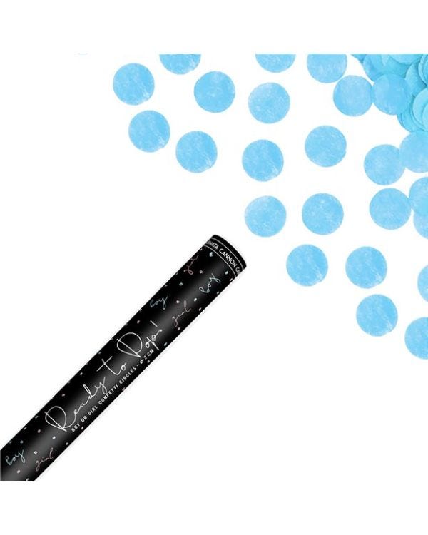 Blue &#039;Ready To Pop&#039; Confetti Cannon - 60cm