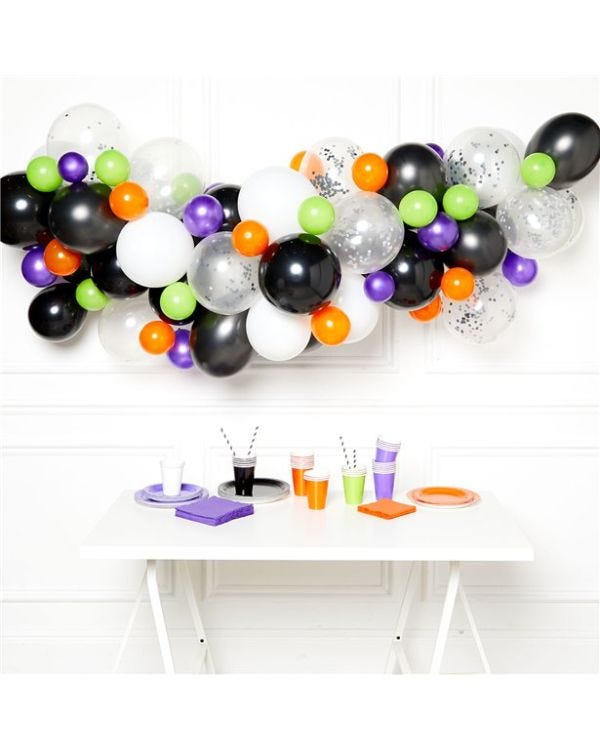 DIY Halloween Garland Kit - 70 Balloons