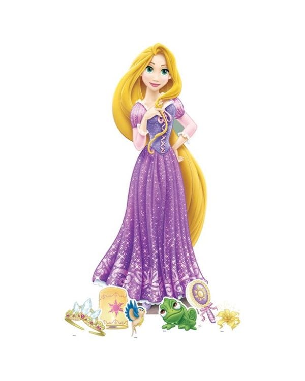 Disney Rapunzel Cardboard Cutout - 134cm x 59cm
