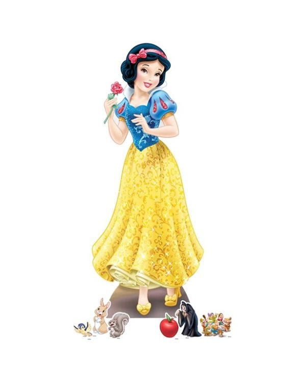 Disney Snow White Cardboard Cutout - 134cm x 57cm