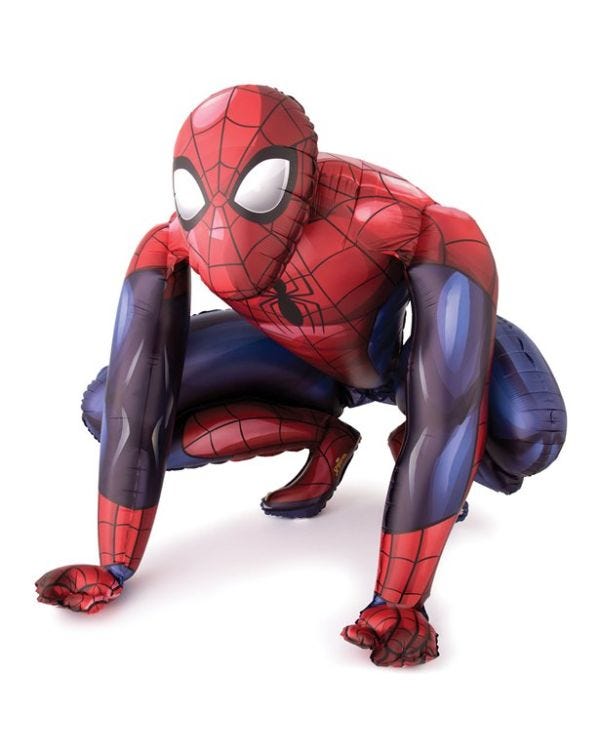 Spiderman Giant Foil Airwalker Balloon - 36&quot; x 36&quot;