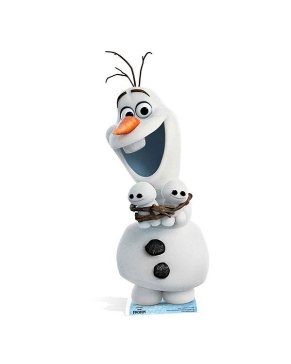 Olaf Frozen Cardboard Cutout - 94cm x 38cm