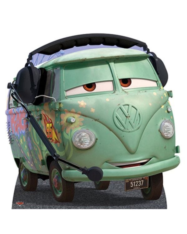 Fillmore Disney Cars Cardboard Cutout - 98cm x 95cm