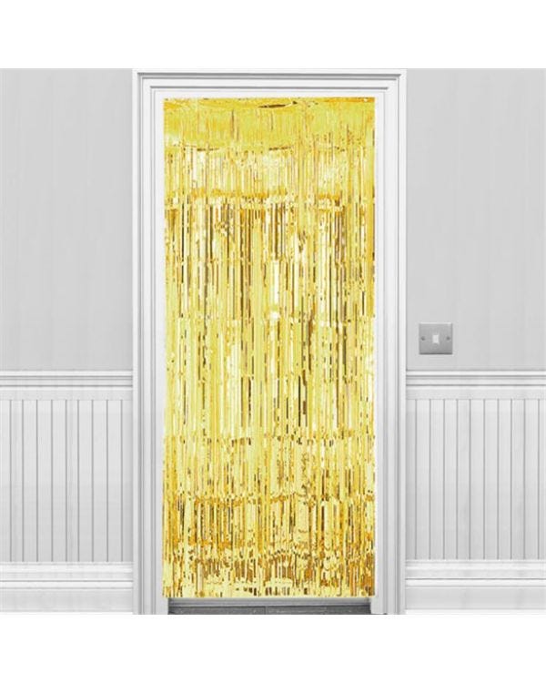 Gold Foil Door Curtain - 2.4m x 92cm