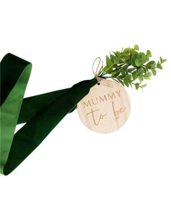 Botanical Baby Mummy To Be Sash - 180cm