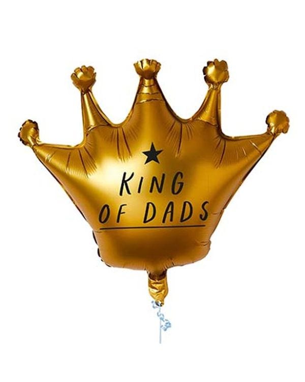 King Of Dads Crown Balloon - 24&quot;