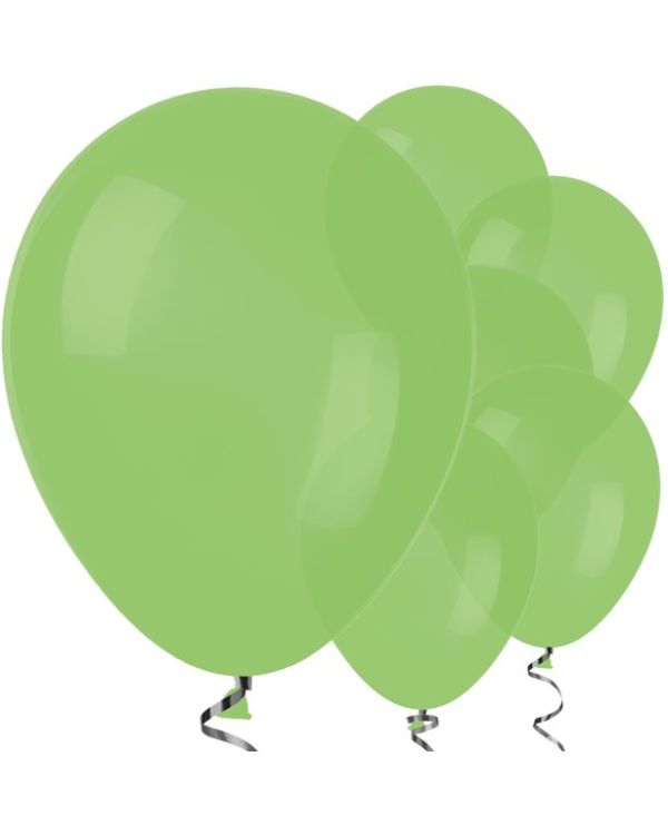 Lime Green Balloons - 12&quot; Latex Balloons (50pk)