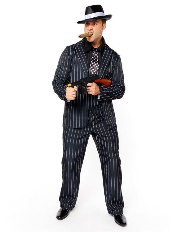 Vintage Gangster Boss - Adult Costume