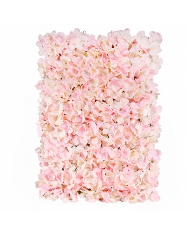 Pink Hydrangea Flower Wall - 60cm