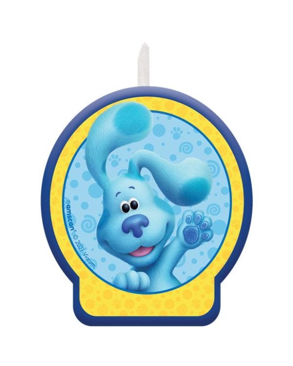 Blue&#039;s Clues Birthday Candle