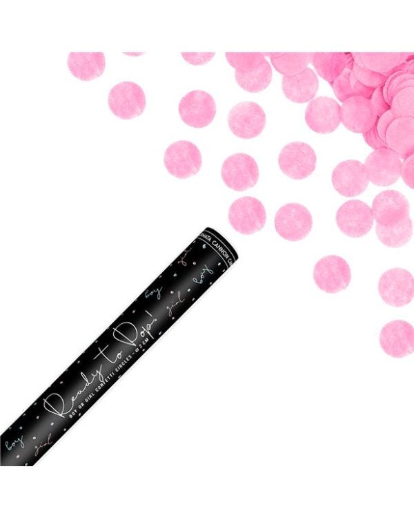 Pink &#039;Ready To Pop&#039; Confetti Cannon - 60cm