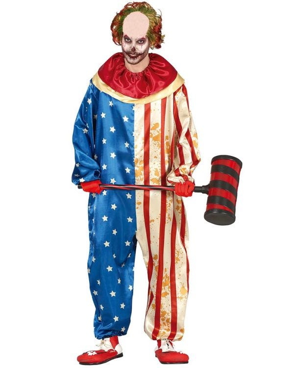 American Clown - Adult Costume