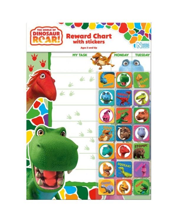 Dinosaur Roar Reward Chart