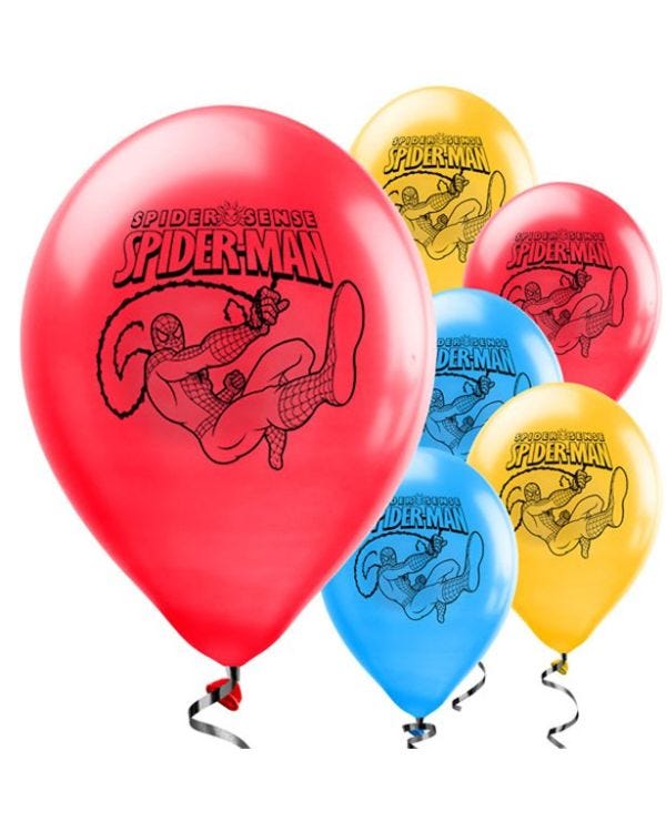 Spider-Man Balloons - 11&#039;&#039; Latex (25pk)