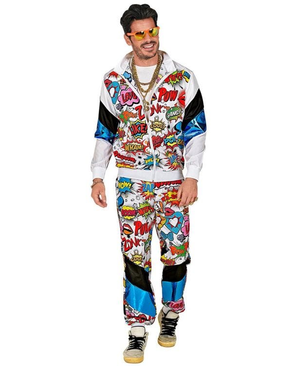 Pop Art Shell Suit - Adult Costume