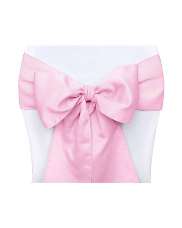 Light Pink Chair Sashes - 2.7m (10pk)